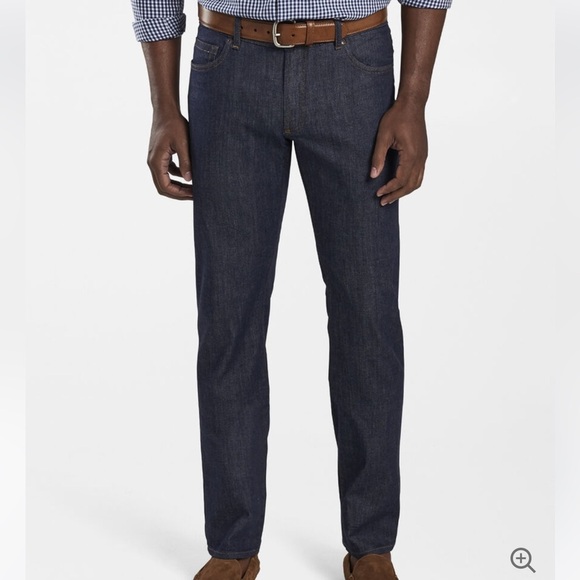 Peter Millar Pilot Mill Denim Jean classic preppy office business casual - Picture 1 of 13